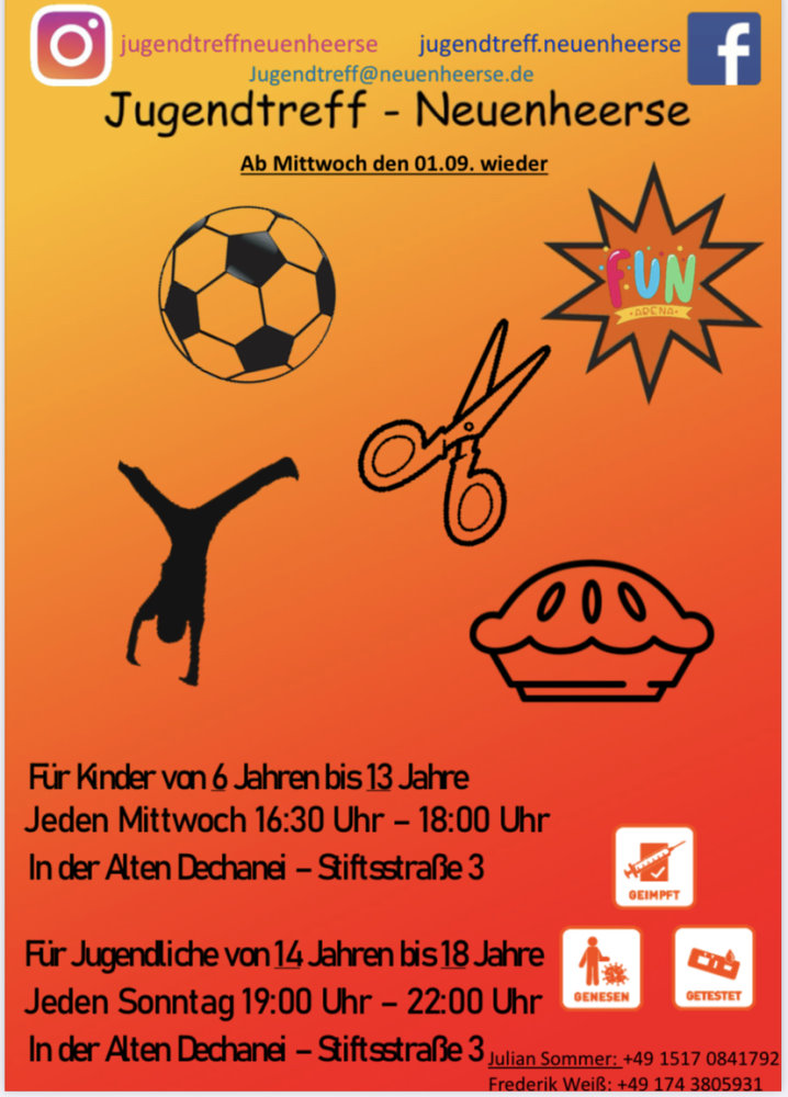 jugendtreff Plakat 