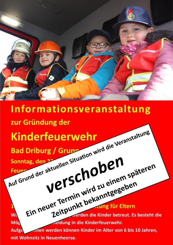 kinder FW verschoben